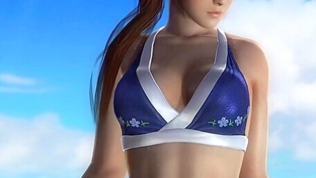 Dead Or Alive - Boobs Jiggle - Kasumi Bikini