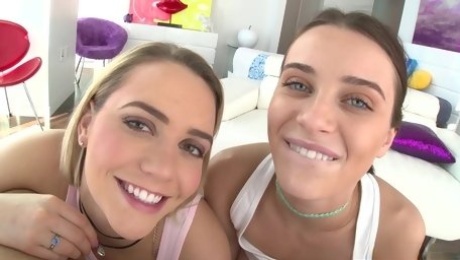 Lana Rhoades And Mia Malkova Love To Swallow