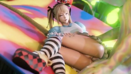 Marie Rose Alice In Wonder Land Cosplay Fucking